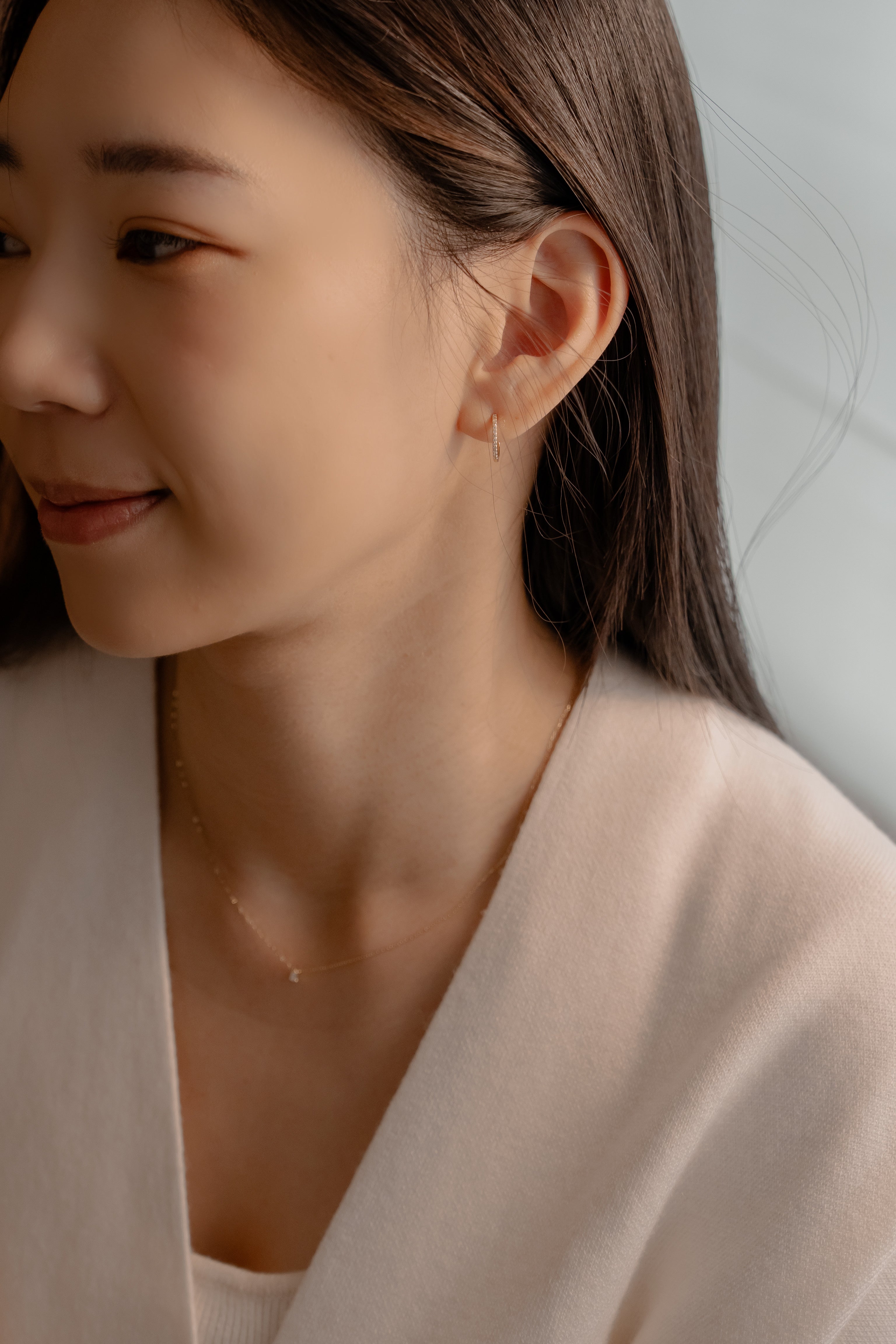 Eternal Diamond Hoops