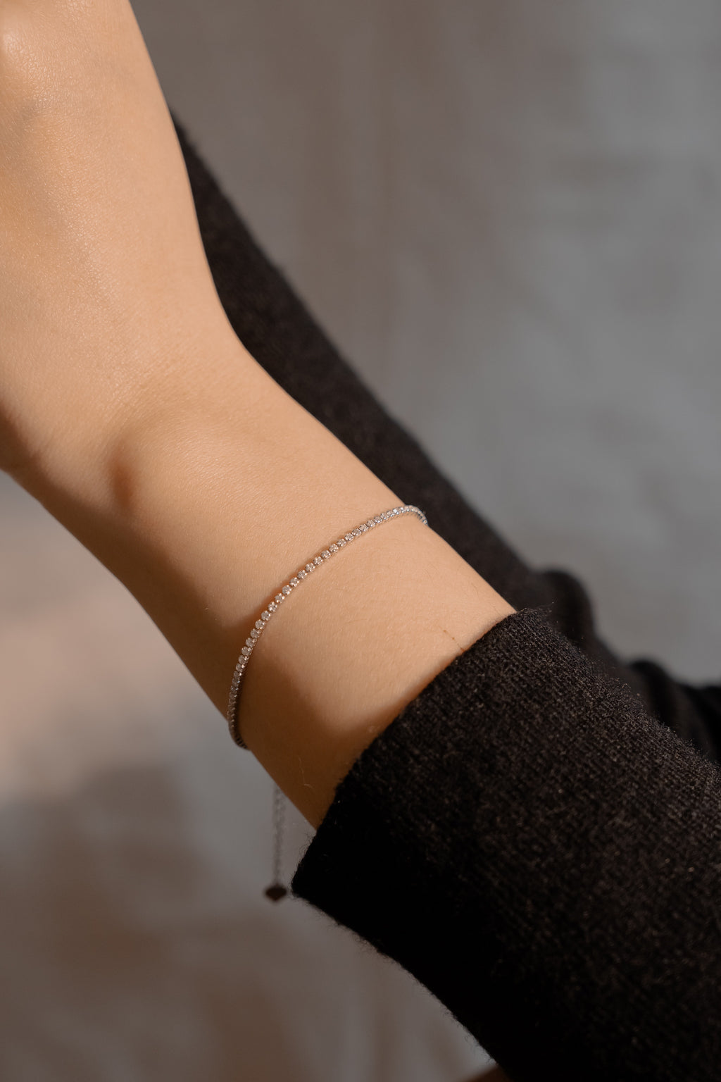 Blanc Tennis Bracelet