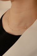 Pearl Line Necklace