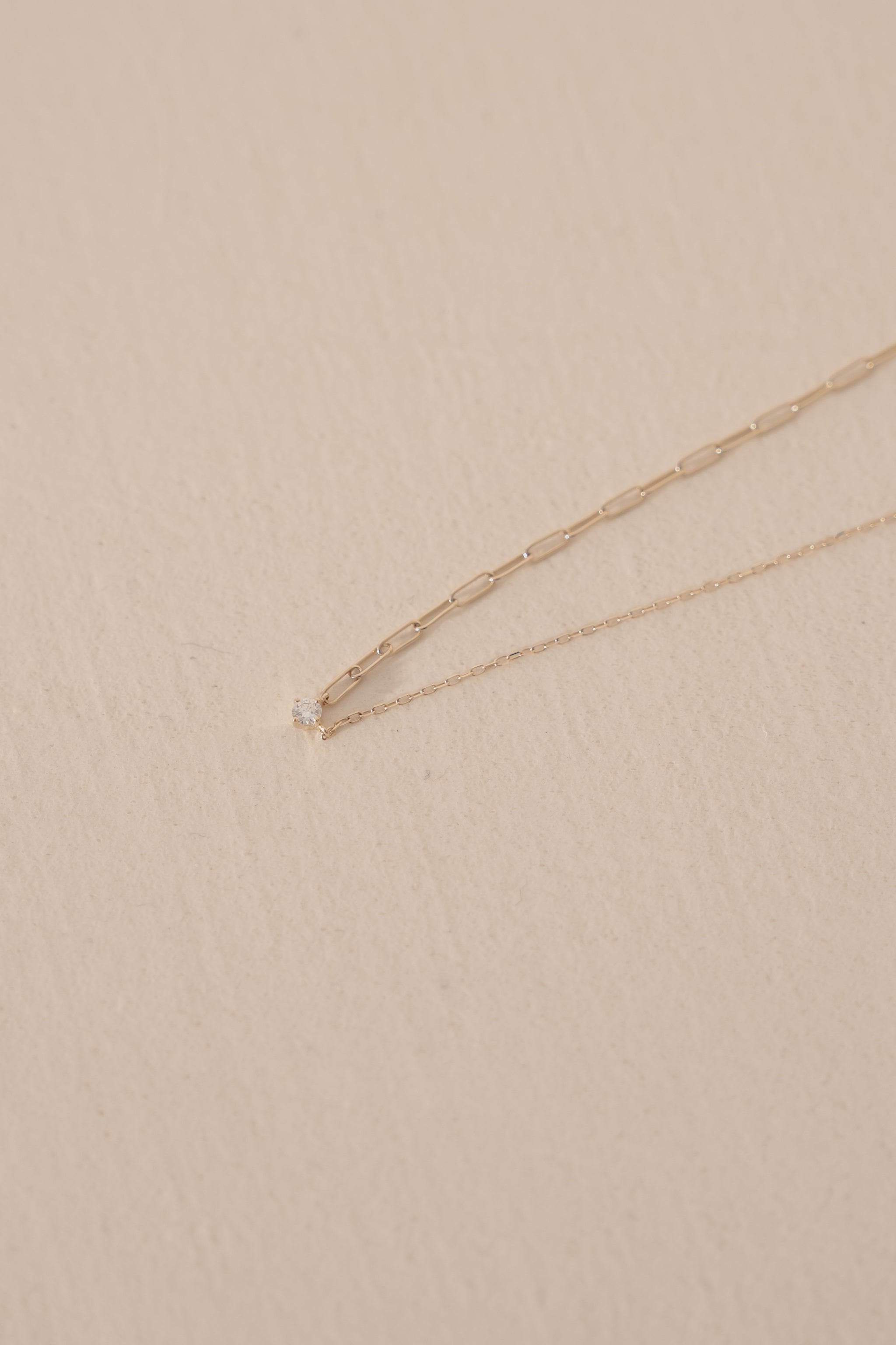 Eternal Solitaire Link Necklace